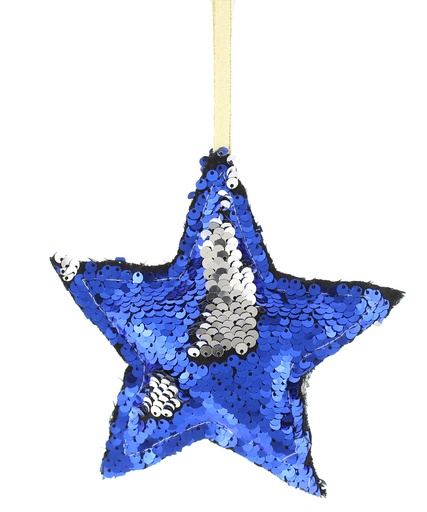 [CS201BLSI] 16.5cm Sequin star