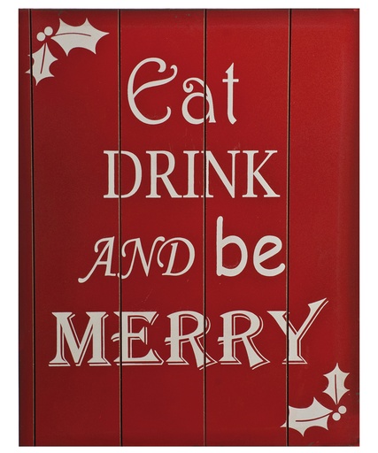 [CS645REDD] Eat, drink and be merry sign