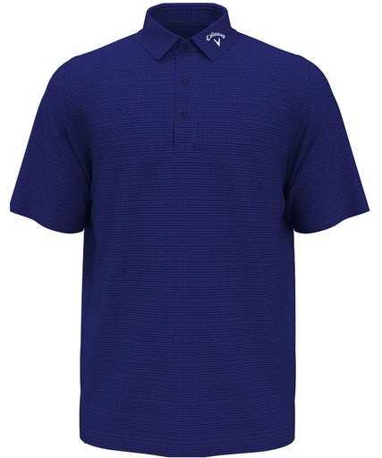 [CW033CHAMS] Classic jacquard polo (Chambray, S)