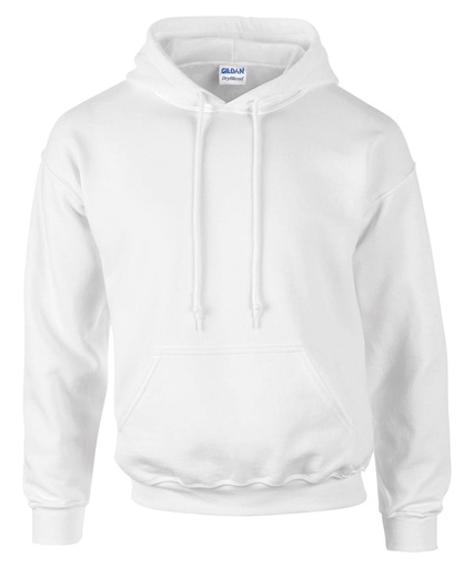 [GD054WHITS] White, S (DryBlend® adult hooded sweatshirt) 