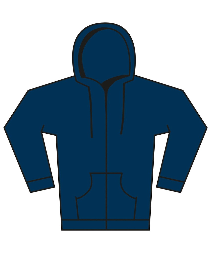 Softstyle™ midweight fleece adult full-zip hooded sweatshirt / GD068