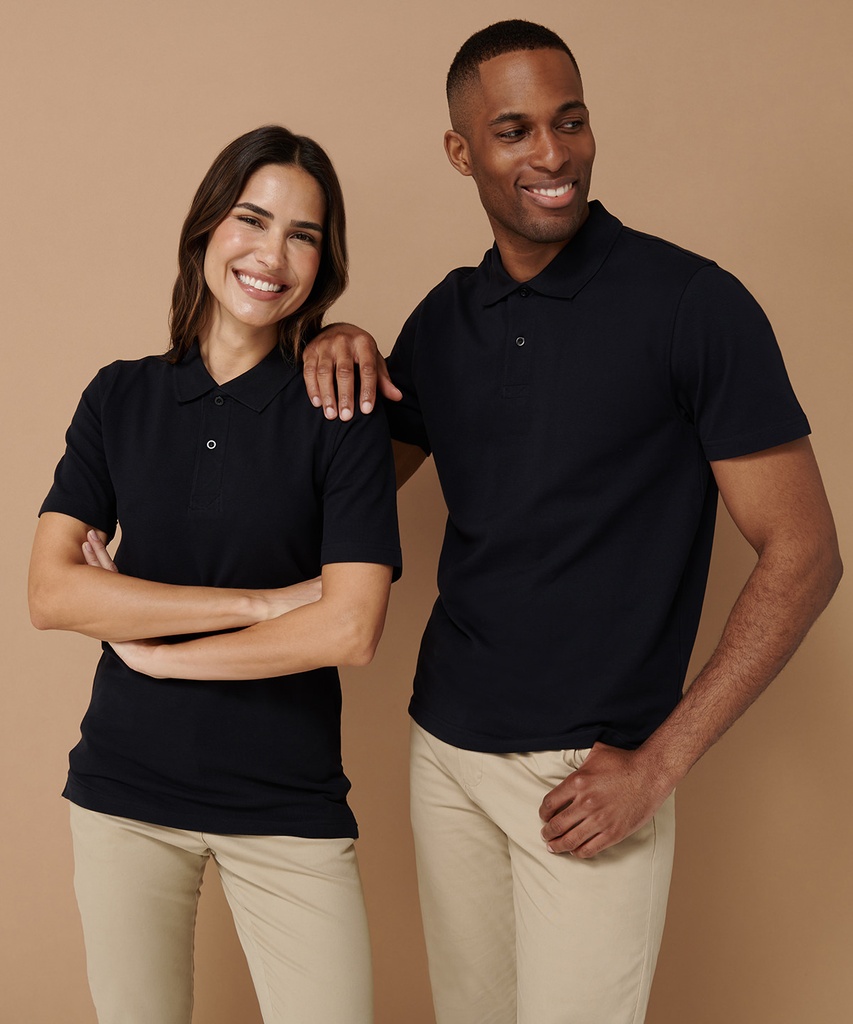 Stretch piquÈ polo shirt