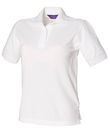 [HB401WHITXS] White, XS (Women's 65/35 polo shirt) 