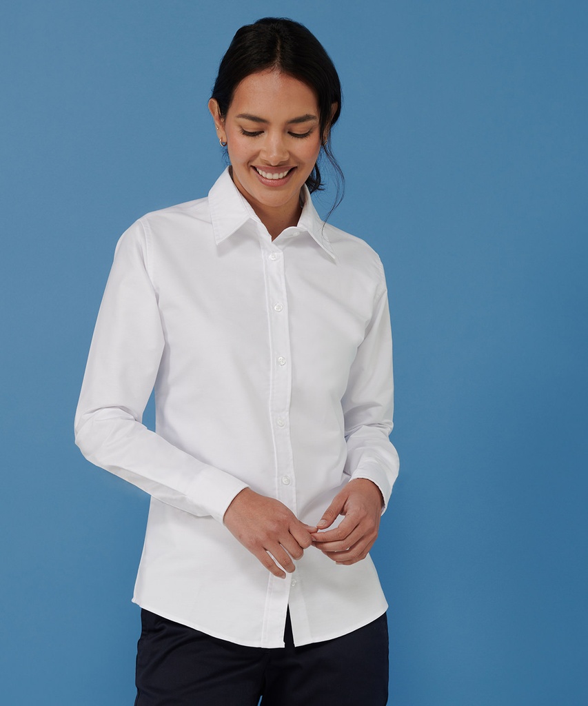 Women's classic long sleeve Oxford shirt