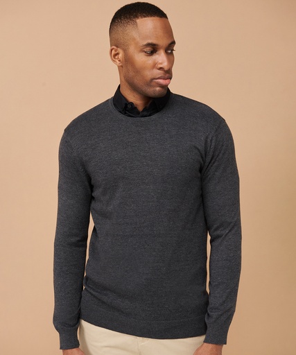 [HB725NAVYS] Crew neck jumper (Navy, S)