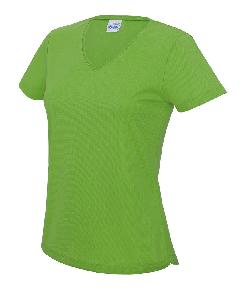 Womenís v-neck cool T