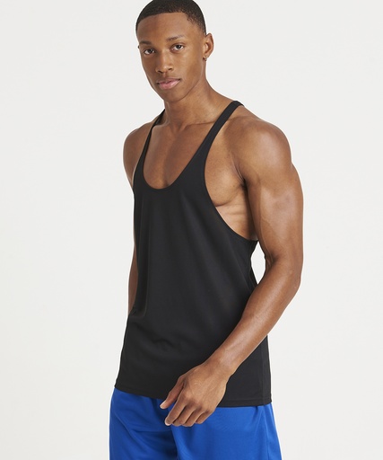 [JC009JBLAS] Cool muscle vest (Jet Black, S)