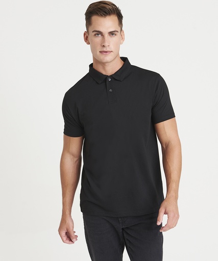 [JP001HBLAS] Triblend polo (Heather Black, S)