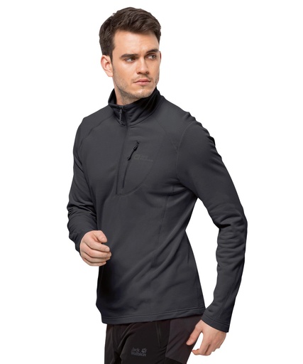 [JW017BLACS] Black, S (Half zip fleece (NL)) 