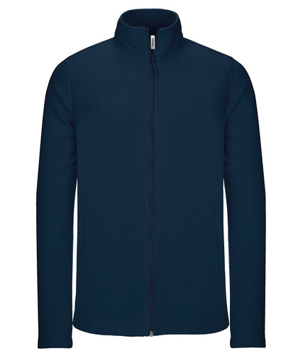 [K9102NAVYXS] Navy, XS (Full-zip microfleece jacket) 