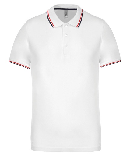 [KB250WHITS] White, S (Short sleeve polo shirt) 
