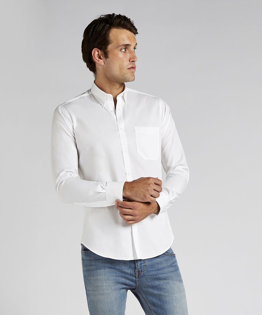 Slim fit premium Oxford shirt long-sleeved (slim fit)