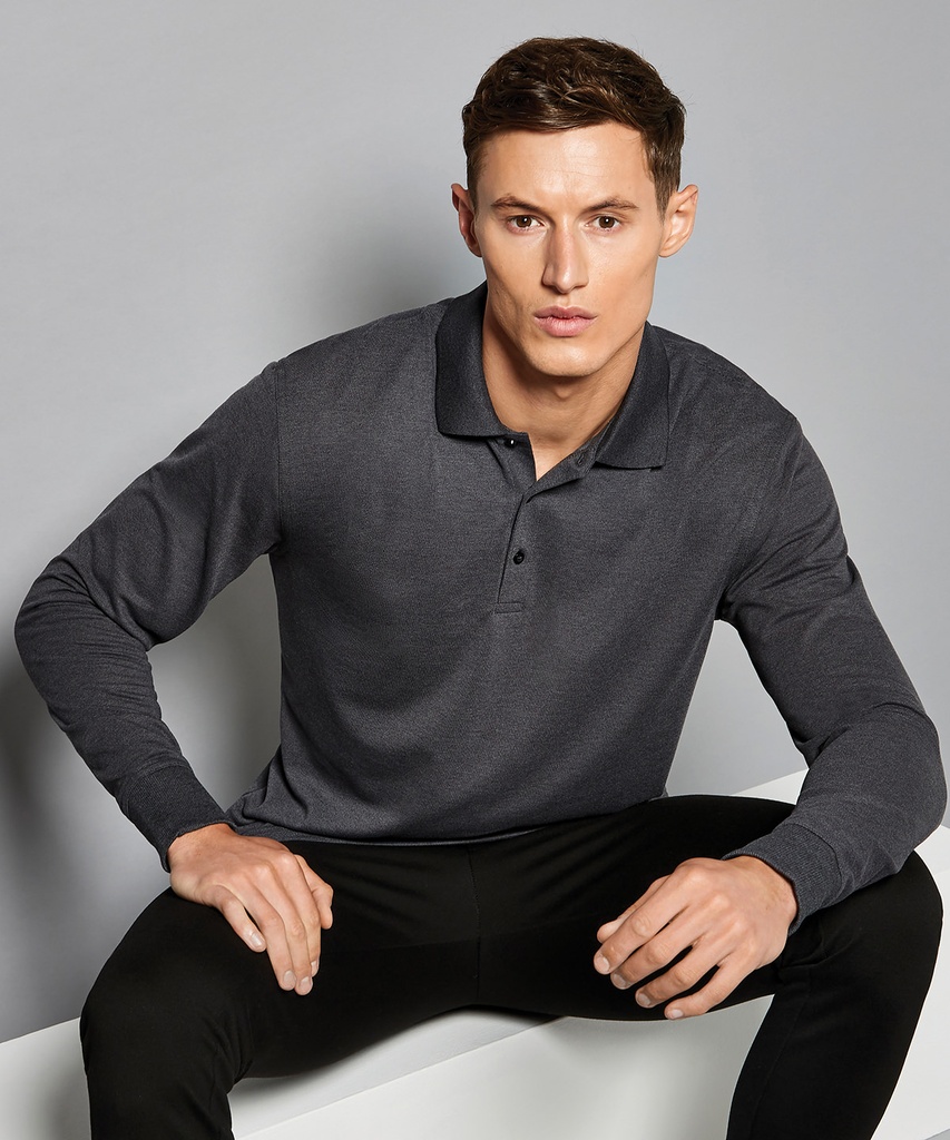 PiquÈ polo long-sleeved (classic fit)