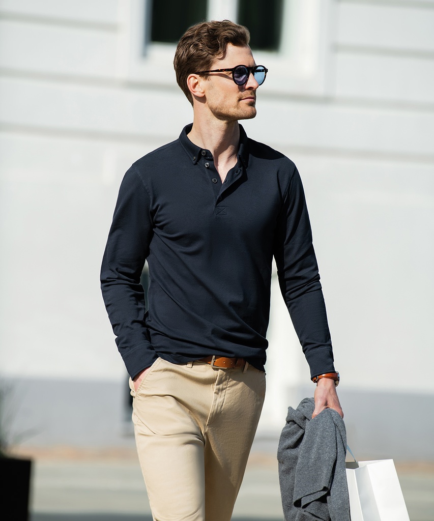 Carlington ñ deluxe long sleeve polo