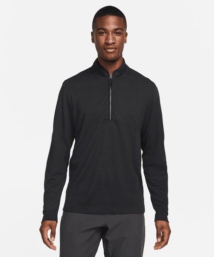 [NK346BKBWS] Nike Victory half-zip top (Black/Black/White, S)