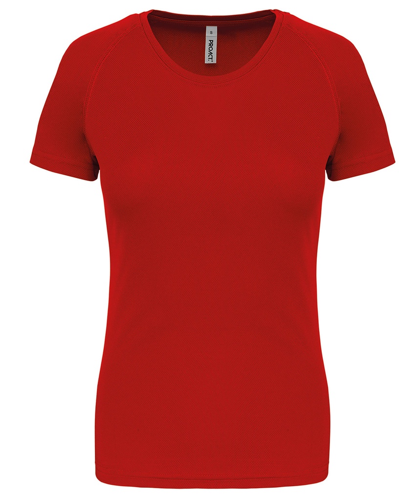 Ladies' short-sleeved sports T-shirt