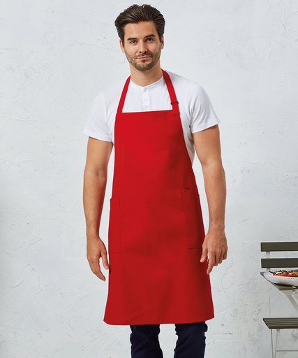 [PR120WHIT] Recycled Polyester & Organic Cotton Apron (White)