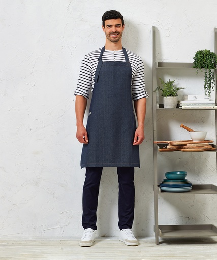 [PR122NATU] ëRegenerateí Bib Apron (Natural)