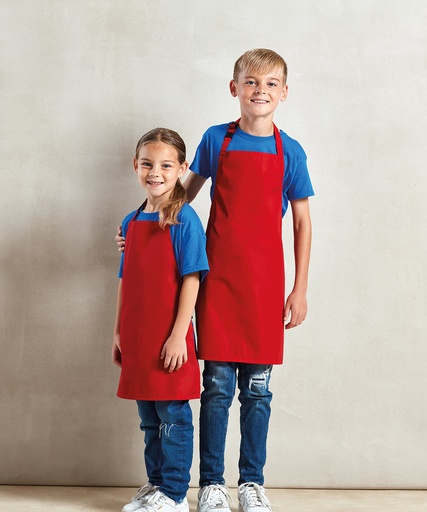 [PR145WHITJUN] Kids waterproof apron (White, Junior)