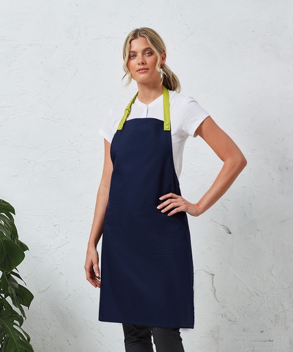 [PR190NAVY] ëSwap & Popí Customisable Apron ñ Body (Navy)