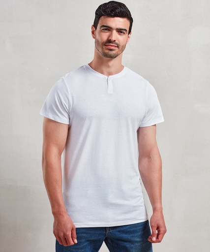 [PR219WHITS] Menís Cotton Rich ëComisí Tee (White, S)