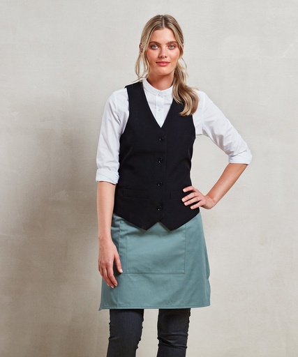 [PR623BLACXS] Women's lined polyester waistcoat (XS)