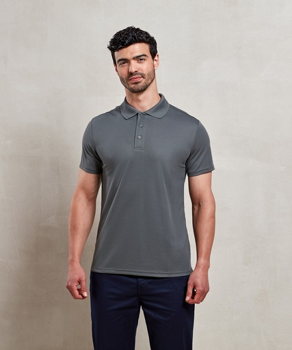 [PR631FNAVS] Menís Spun Dyed Recycled Polo Shirt (French Navy, S)