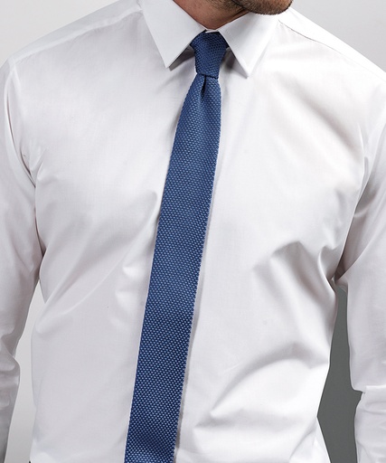 [PR789NAVY] Slim knitted tie (Navy)