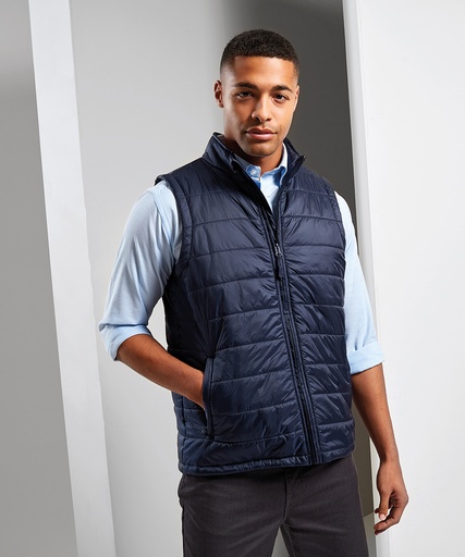 [PR811NAVYS] ëRecyclightí padded gilet (Navy, S)