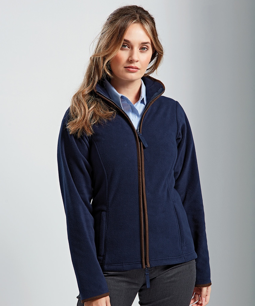 Womenís artisan fleece jacket