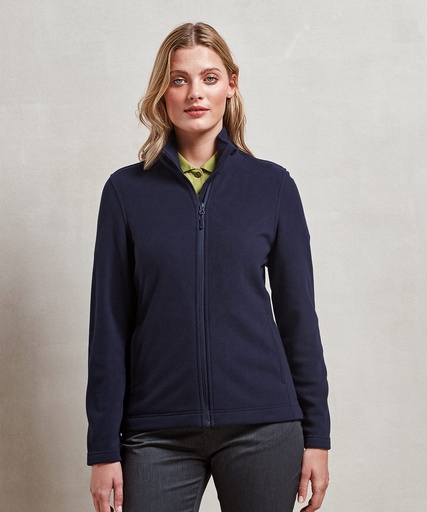 [PR832NAVYXS] Womenís ëRecyclightí full-zip microfleece (Navy, XS)