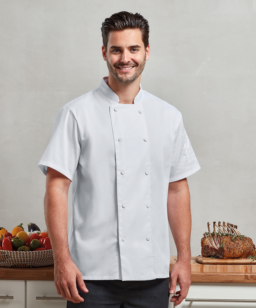 Chefs CoolcheckerÆ short sleeve jacket