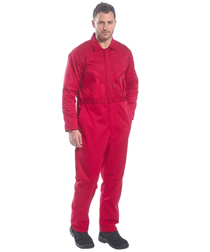 [PW065NAVYSR] Liverpool zip coverall (C813) (Navy, S Reg)