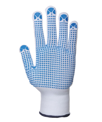 [PW070BLWHM] Nylon polka dot glove (A110) (M)