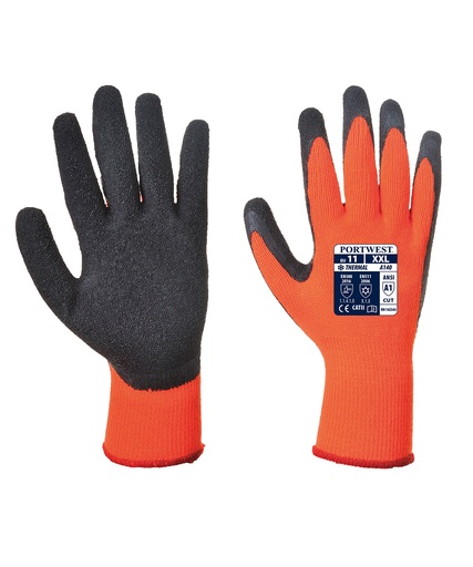 [PW071ORANM] Thermal grip glove (A140) (Orange, M)