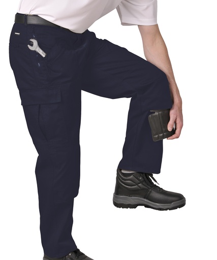 [PW101NAVY30R] Action trousers (S887) regular fit (Navy, 30 Reg)