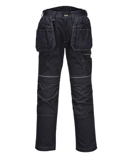 [PW138BLAC28R] PW3 padded trousers (28 Reg)