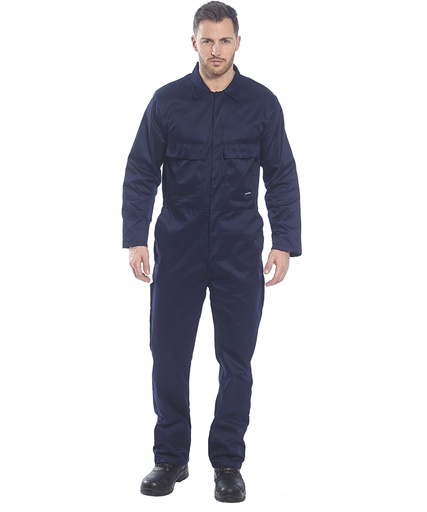 [PW200NAVYMR] Euro work coverall (S999) (Navy, M Reg)