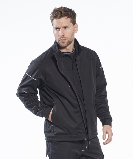 [PW365BLACS] PW3 flex shell jacket (T620) (Black, S)