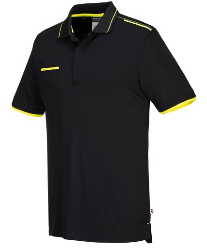 [PW471BLACS] WX3 Eco polo shirt (T722) (S)