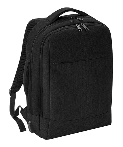 [QD990GNMA] Q-Tech charge convertible backpack (Granite Marl)