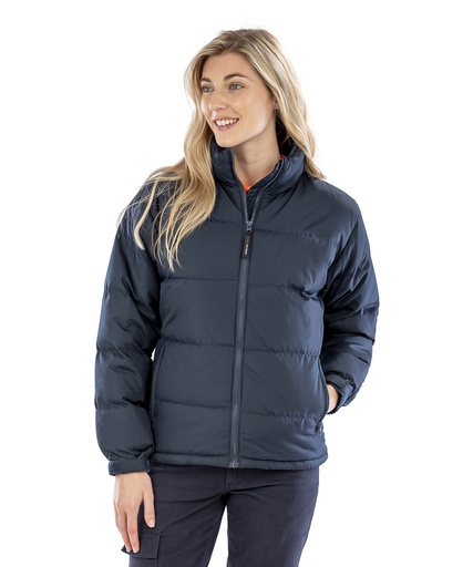 [R181FNAVYXS] Women's Holkham down-feel jacket (Navy, XS)