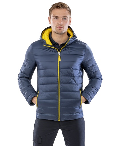 [R194MRBNYS] Urban snow bird hooded jacket (Royal/Navy, S)