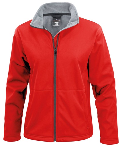 [R209FREDDXS] Red, XS (Women's Core softshell jacket) 
