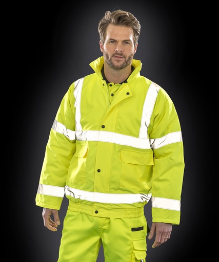 [R217XORANS] Core high-viz winter blouson (Orange, S)