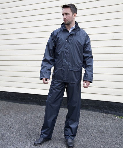 [R225XNAVYS] Core rain suit (Navy, S)