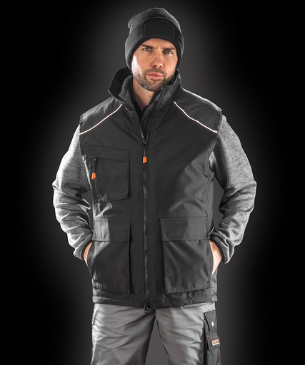 [R306XBLACS] Work-Guard Vostex bodywarmer (S)