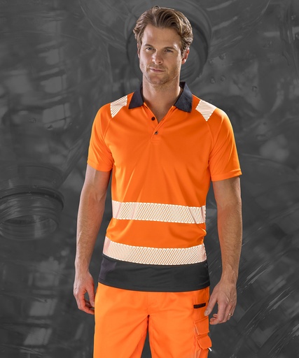 [R501XFORA2XL3X] Recycled safety polo (2XL/3XL)