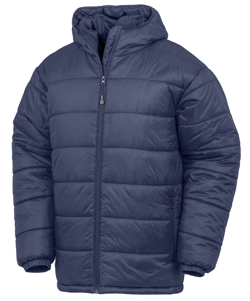 Recycled hooded padded parka R910X