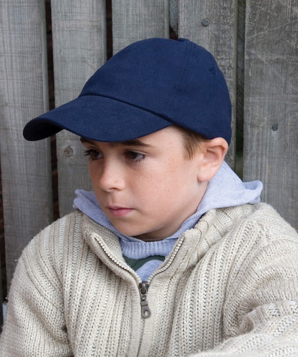 [RC24JNAVY] Junior low-profile heavy brushed cotton cap (Navy)